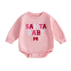 SANTA BABY Pink Long-Sleeve