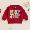 HOLLY JOLLY Sequin Sweatshirt