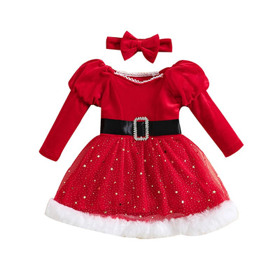 MISS CLAUS Sparkling Dress