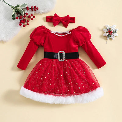 MISS CLAUS Sparkling Dress