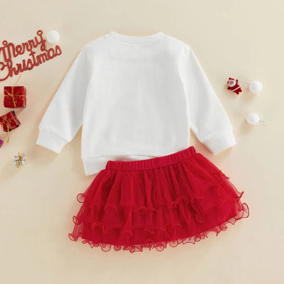 KISSING SANTA CLAUS Tutu Outfit