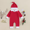 SANTA/ELF Jumpsuit with Beanie