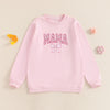 MAMA/MINI Pink Sweatshirts