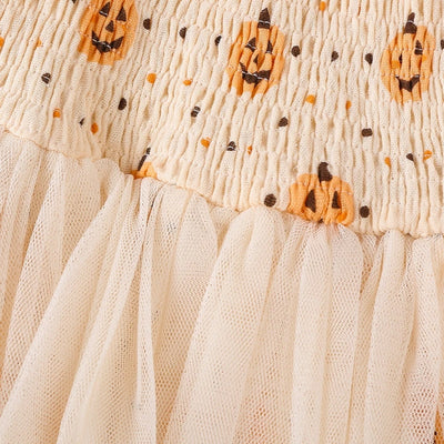 HAPPY PUMPKIN Tulle Romper Dress