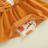 PUMPKIN Corduroy Overall Dress Outfit