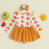 PUMPKIN Corduroy Overall Dress Outfit