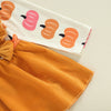 PUMPKIN Corduroy Overall Dress Outfit