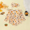 FALL PUMPKIN Ruffle Romper