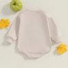 MAMA'S LITTLE PUMPKIN Plush Long-Sleeve Onesie