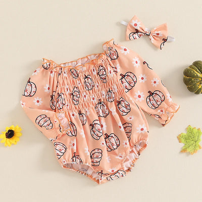 PUMPKINS & DAISIES Ruffle Romper