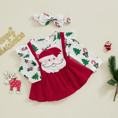 HAPPY HOLIDAYS Overall Style Dress