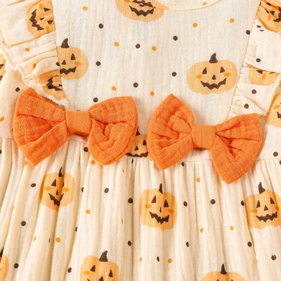 HAPPY PUMPKIN Bowtie Jumpsuit