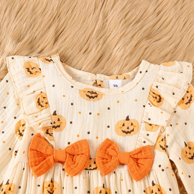 HAPPY PUMPKIN Bowtie Jumpsuit