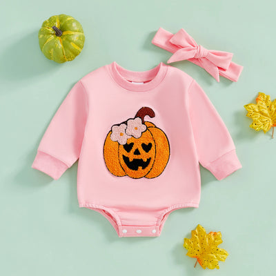 GIRLY PUMPKIN Romper