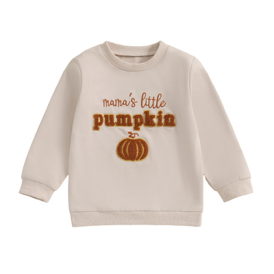 MAMA'S LITTLE PUMPKIN Plush Sweatshirt