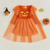 PUMPKIN PRINCESS Sparkle Dress with Tulle Cape