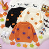 SPOOKY PUMPKIN Knitted Sweater