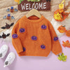 SPOOKY PUMPKIN Knitted Sweater