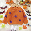 SPOOKY PUMPKIN Knitted Sweater