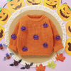 SPOOKY PUMPKIN Knitted Sweater