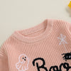 BOO Ghost Knitted Sweater