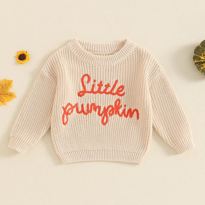 LITTLE PUMPKIN Knitted Sweater