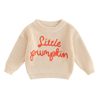 LITTLE PUMPKIN Knitted Sweater