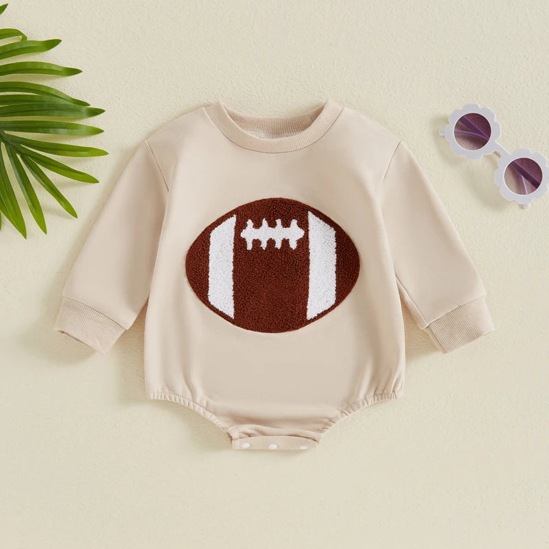 FOOTBALL Long-Sleeve Onesie