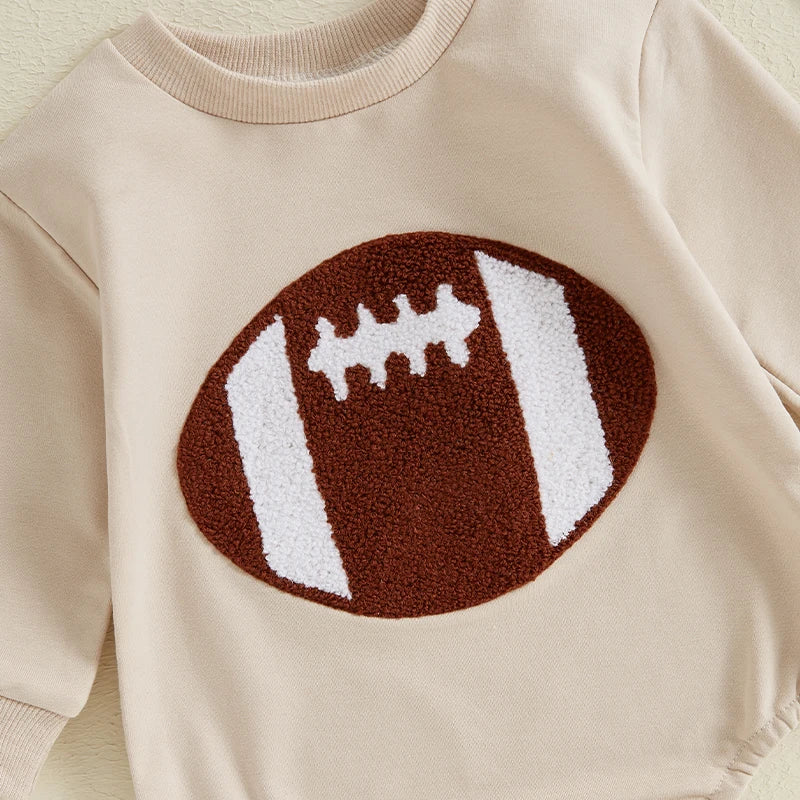 FOOTBALL Long-Sleeve Onesie