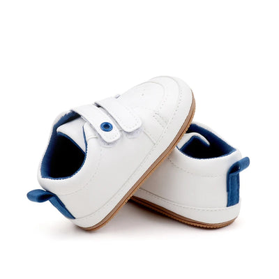 HENRY White Velcro Sneakers