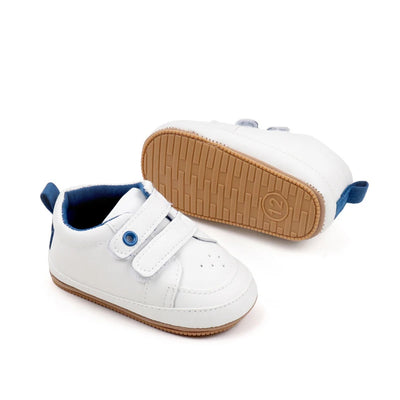 HENRY White Velcro Sneakers