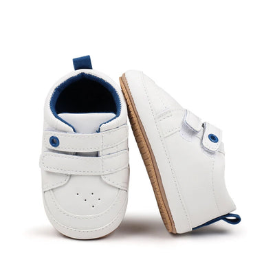 HENRY White Velcro Sneakers