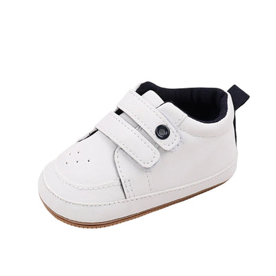 HENRY White Velcro Sneakers