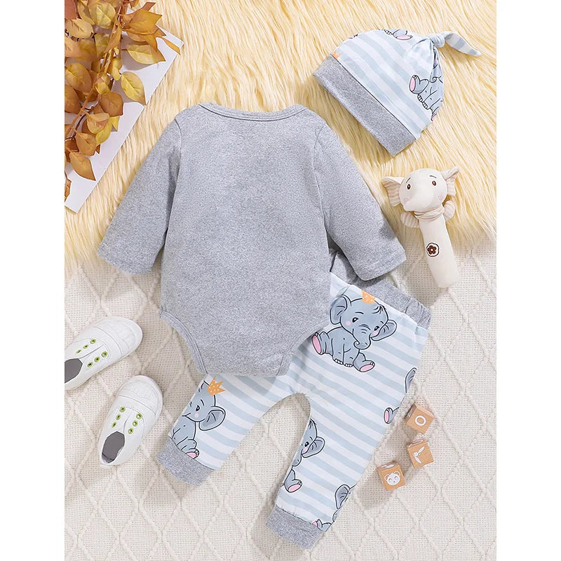 LITTLE ELEPHANT Outfit with Beanie