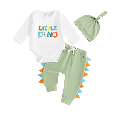 LITTLE DINO Outfit with Beanie