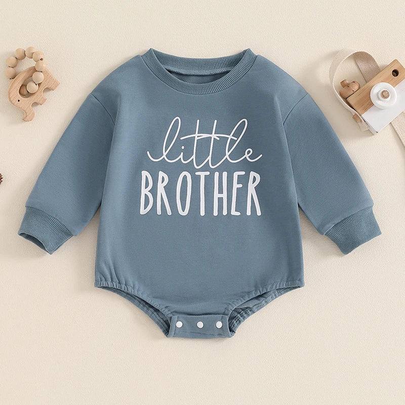LITTLE BROTHER Long-Sleeve Onesie Hazel Bo