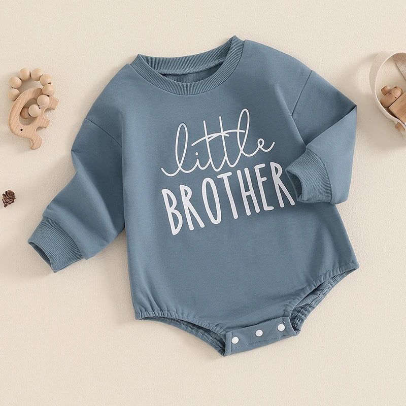 LITTLE BROTHER Long-Sleeve Onesie