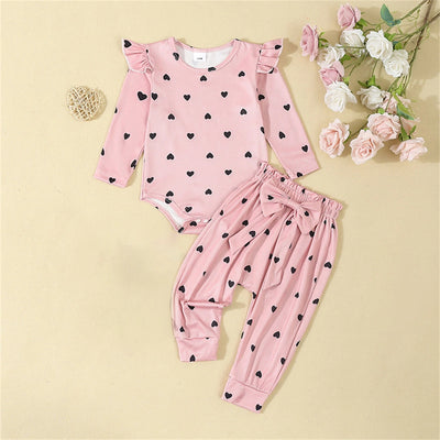 POLKA HEARTS Bowtie Outfit