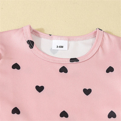 POLKA HEARTS Bowtie Outfit