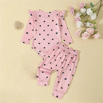 POLKA HEARTS Bowtie Outfit