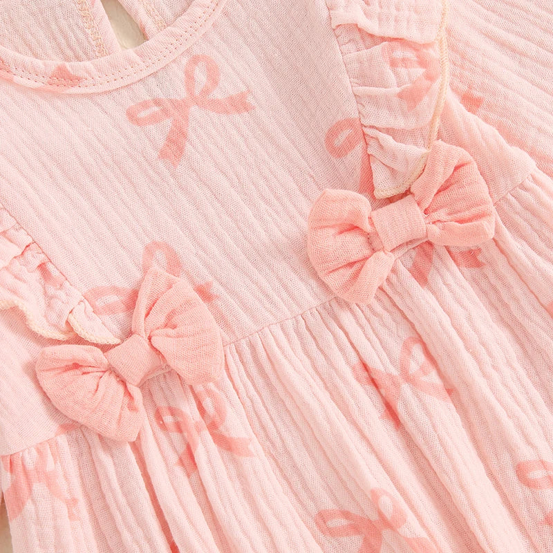 BOWTIE Ruffle Muslin Jumpsuit