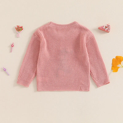 ONE Embroidered Flowers Sweater