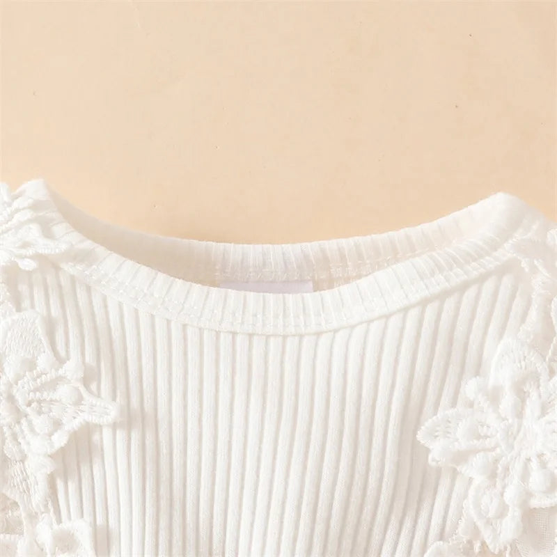 OLIVIA White Lace Dress