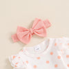 TULLY Polka Dot Outfit with Headband