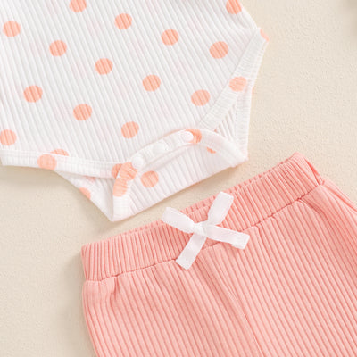 TULLY Polka Dot Outfit with Headband