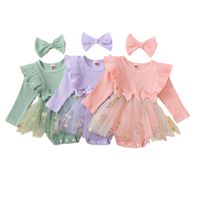 WILDFLOWER Tutu Romper Dress