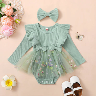 WILDFLOWER Tutu Romper Dress