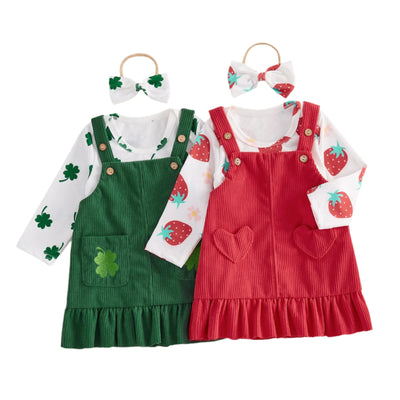 LUCKY CHARM Corduroy Dress Outfit