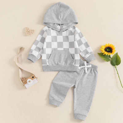 GRAYSON Checkered Hoody Outfit