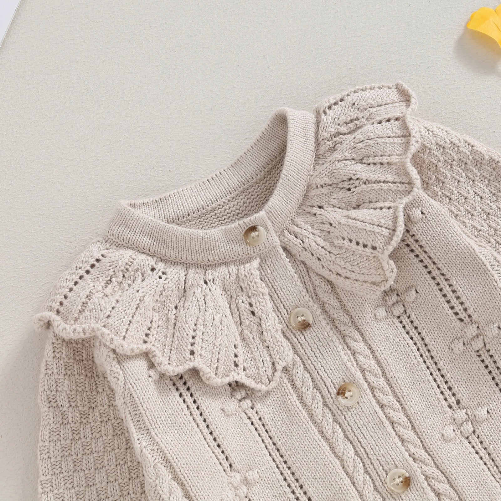 【SCENERITY】Rian linen collar cardigan Rian linen collar cardigan - SCENERITY